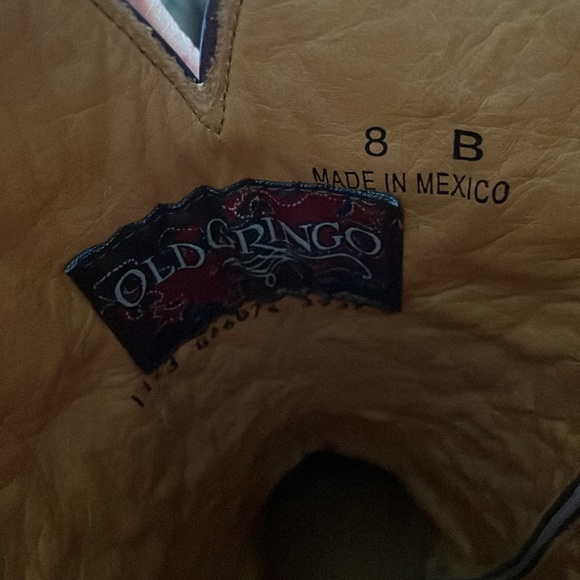 RARE Old Gringo CHIQUIRODA chocolate and purple flower boots - Picture 7 of 7